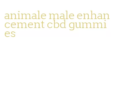 animale male enhancement cbd gummies