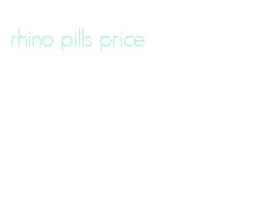 rhino pills price