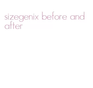 sizegenix before and after