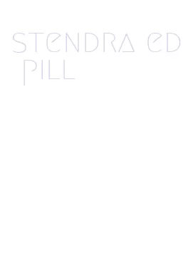 stendra ed pill