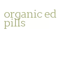 organic ed pills