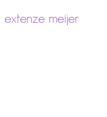 extenze meijer