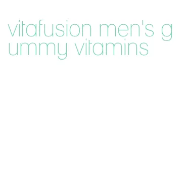 vitafusion men's gummy vitamins