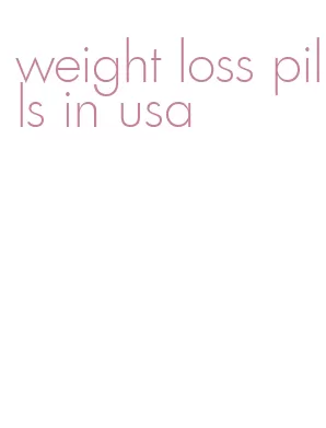 weight loss pills in usa