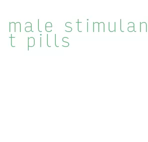 male stimulant pills