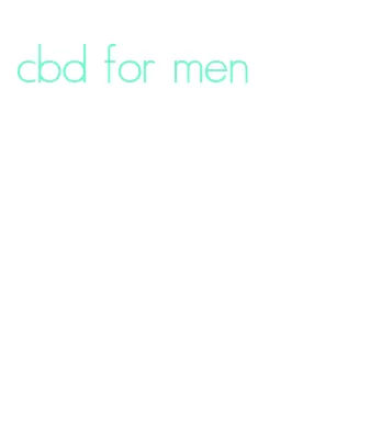 cbd for men