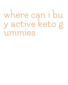 where can i buy active keto gummies