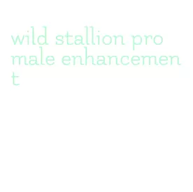 wild stallion pro male enhancement