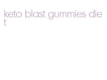 keto blast gummies diet
