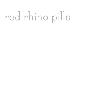 red rhino pills