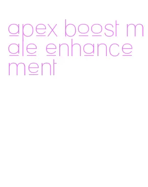 apex boost male enhancement