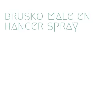 brusko male enhancer spray