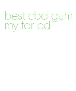 best cbd gummy for ed