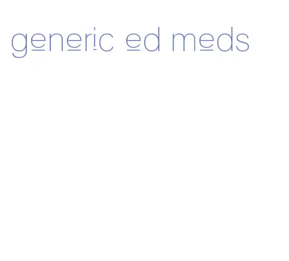 generic ed meds