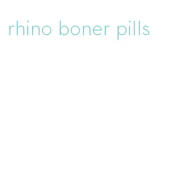 rhino boner pills